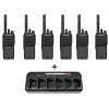 Motorola Handfunkgeräte Set 6x R2 + 6-Fach-Ladegerät 
